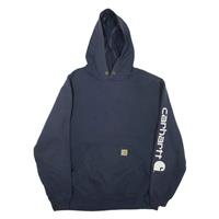 CARHARTT Mens Blue Hoodie XL - XL Regular