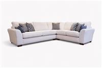 Olsson Large Corner Sofa, Mika Ivory