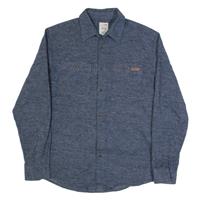 DICKIES Mens Flannel Shirt Blue Long Sleeve S - S Regular