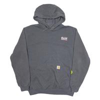 CARHARTT Loose Fit Raw Heartwood Mens Grey Hoodie M - M Regular