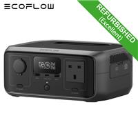 EcoFlow Refurbished RIVER 3 UPS GaN Portable Power Station 245Wh Solar Generator