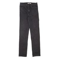 LEVI'S Slimming Womens Jeans Black Slim Straight W25 L28