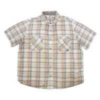 CARHARTT Mens Worker Shirt Brown Check 2XL - 2XL Regular