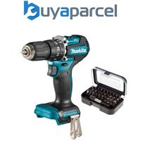 Makita DHP487Z 18V LXT Lithium Brushless Combi Hammer Sub Compact + 30PC Set