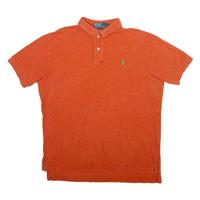 POLO RALPH LAUREN Mens Polo Shirt Orange L - L Regular