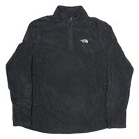 THE NORTH FACE Womens Fleece Black 1/4 Zip Tight Knit L - L Regular