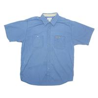 CARHARTT Mens Plain Shirt Blue XL - XL Regular