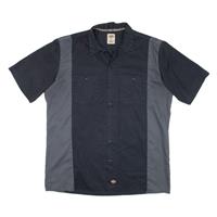 DICKIES Mens Worker Shirt Black XL - XL Regular