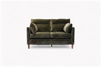 Munro High Back Motion Medium 2 Seater Sofa, Plush Chenille Moss Green