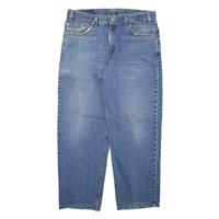 Vintage LEVI'S 550 Jeans Mens Blue Relaxed Tapered 90s W34 L27