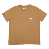 CARHARTT Mens Brown Pocket T-Shirt L Short Sleeve Crew Neck Workwear Casual - L Regular