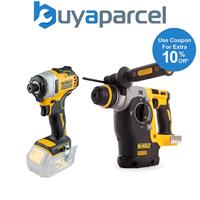 Dewalt DCK2532 18v XR Brushless Kit DCF887 Impact Driver + DCH273 SDS Drill Bare