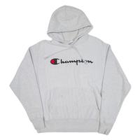 CHAMPION REVERSE WEAVE Mens Grey Hoodie L - L Regular