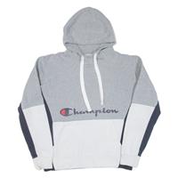 CHAMPION Mens Grey Hoodie M - M Regular