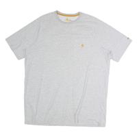 CARHARTT Mens Grey T-Shirt XL Short Sleeve Crew Neck Pocket Logo Cotton Casual - XL Regular