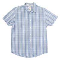 LEVI'S Mens Shirt Blue Check L - L Regular