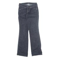LEVI'S 593 Womens Jeans Black Slim Bootcut Stone Wash W25 L31