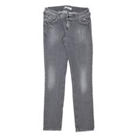 LEVI'S 571 Womens Jeans Grey Slim Straight Stone Wash W30 L32
