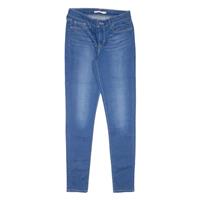 LEVI'S 710 Womens Jeans Blue Slim Skinny Stone Wash W26 L32