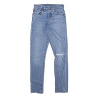 LEVI'S 501S Jeans Womens Blue Skinny Straight W25 L30