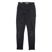 LEVI'S 721 High Rise BIG E Womens Jeans Black Slim Skinny W23 L28