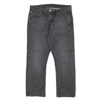 LEVI'S 501 Jeans Mens Grey Regular Straight W34 L25