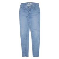 LEVI'S 710 Womens Jeans Blue Slim Skinny W27 L30