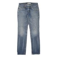 LEVI'S 571 Womens Jeans Blue Slim Straight Denim Stone Wash W28 L32