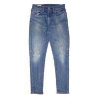 LEVI'S 512 BIG E Jeans Distressed Mens Blue Slim Tapered Stone Wash W31 L32