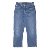 LEVI'S 501 BIG E Jeans Womens Blue Regular Straight Stone Wash W26 L23