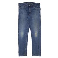 LEVI'S 502 Jeans Mens Blue Regular Tapered Stone Wash W33 L30