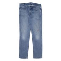 LEVI'S Line 8 Mens Jeans Blue Slim Straight Stone Wash W33 L32