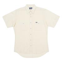 WRANGLER Mens Plain Shirt Beige M - M Regular