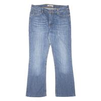 LEVI'S 629 Womens Jeans Blue Regular Bootcut Stone Wash W32 L27