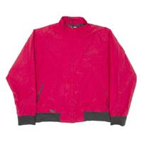 CARHARTT Mens Bomber Jacket Red Nylon L - L Regular