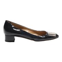BALLY HEELED Ballet Shoes Black Leather Womens UK 2.5