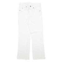 LEVI'S 517 Jeans Orange Tab Womens White Regular Bootcut Denim W25 L27
