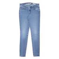 LEVI'S 710 Womens Jeans Blue Slim Skinny Stone Wash W26 L29
