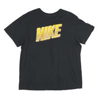 NIKE Mens Black Nike Logo Graphic T-Shirt XL Short Sleeve Crew Neck Sportswear - XL Regular