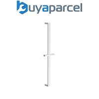 Bristan Square Riser Rail with Fixed Position Brackets Chrome