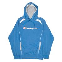 CHAMPION Mens Blue Hoodie M - M Regular