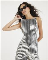 River Island Womens Cream Cotton Waistcoat Size 14