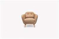 Arlo Armchair, Brushed Tweed Mole