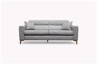 Enzo 3 Seater Sofa, Nara Charcoal