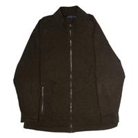 POLO RALPH LAUREN Mens Cardigan Brown High Neck Tight Knit 2XL - 2XL Regular