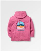 Passenger Womens Pink Long sleeved Hoodie Size M
