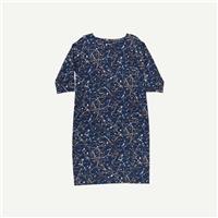 Seasalt Cornwall Womens Navy Cotton Midi Dress Size 14