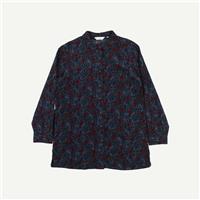 Seasalt Cornwall Womens Purple Cotton Collar Long sleeved Top 10 Petite