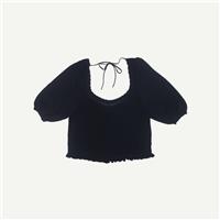 Oliver Bonas Womens Black Short sleeved Top Size 16