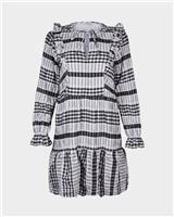 Oliver Bonas Womens Multi Coloured Cotton Blouson Dress Size 10